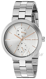Michael Kors Garner Srebrny/Stal Ø39 mm MK6407