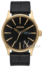 Nixon The Sentry Czarny/Skóra Ø42 mm A1052022-00