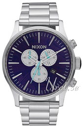 Nixon The Sentry Purpurowy/Stal Ø42 mm A386230-00