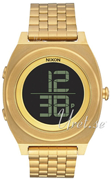 Nixon The Time Teller Ekran LCD/Stal w odcieniu złota Ø40 mm A948502-00