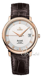 Omega De Ville Prestige Srebrny/Skóra Ø36 mm 4678.31.02