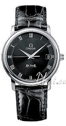 Omega De Ville Prestige Czarny/Skóra Ø34 mm 4810.52.01