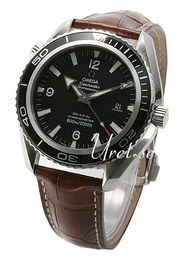 Omega Seamaster Planet Ocean Big Size Czarny/Skóra Ø45.5 mm 2900.50.37