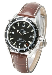 Omega Seamaster Planet Ocean Czarny/Skóra Ø42 mm 2901.50.37