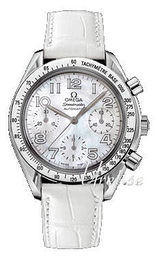 Omega Speedmaster Biały/Skóra Ø35 mm 3834.70.36
