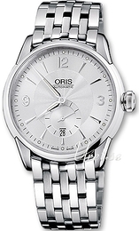 Oris Culture Artelier Small Second Date Srebrny/Stal Ø40 mm 01 623 7582 4071-07 8 21 73