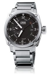 Oris Aviation BC4 Small Second Pointer Day Czarny/Stal Ø42.7 mm 645 7617 4174 MB
