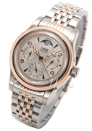 Oris Aviation Srebrny/Stal Ø38 mm 581 7566 4361 MB