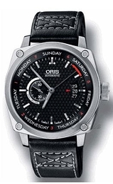 Oris Aviation Czarny/Skóra Ø43 mm 645 7617 4154 LS