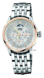 Oris Culture Artelier Complication Srebrny/Stal Ø35 mm 581 7606 6351 MB