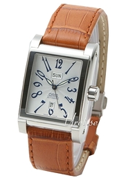 Oris Culture Miles Srebrny/Skóra 44x30 mm 585 7525 4061 LS