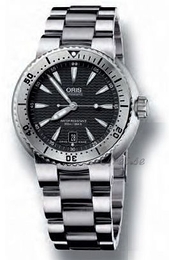 Oris Divers Date Czarny/Stal Ø44 mm 733 7533 4154 MB