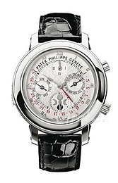 Patek Philippe Grand Complications Sky Moon Tourbillon Biały/Skóra Ø42.8 mm 5002G/001