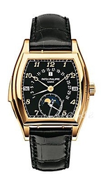 Patek Philippe Grand Complications Czarny/Skóra 46.4x36 mm 5013J/010