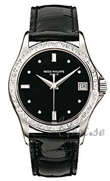 Patek Philippe Calatrava Czarny/Skóra Ø37 mm 5118P/001