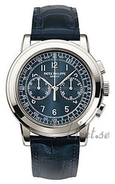 Patek Philippe Complicated Niebieski/Skóra Ø42 mm 5070P