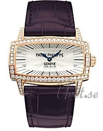 Patek Philippe Gondolo Biały/Skóra 37x22 mm 4991R/001