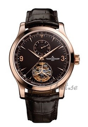 Jaeger LeCoultre Master Tourbillon Brązowy/Skóra Ø43 mm 1662450