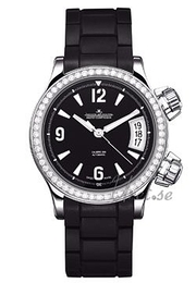 Jaeger LeCoultre Master Compressor Czarny/Guma 1728771
