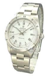 Rolex Air-King Biały/Stal Ø34 mm 14010M