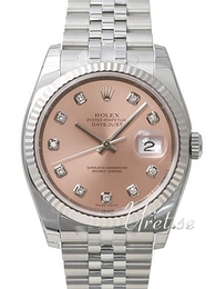 Rolex Datejust Steel Różowy/Stal Ø36 mm 116234/14