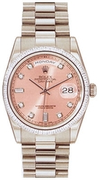 Rolex Day-Date Różowy/18 karatowe białe złoto Ø36 mm 118399