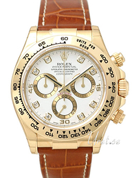 Rolex Daytona Biały/Skóra Ø40 mm 116518/3