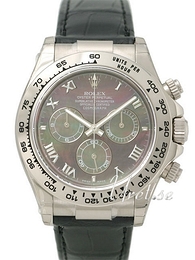 Rolex Daytona Czarny/Skóra Ø40 mm 116519/11