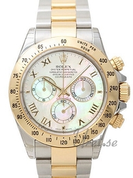 Rolex Daytona Biały/18 karatowe żółte złoto Ø40 mm 116523/11