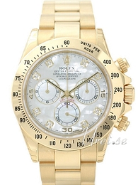 Rolex Daytona Biały/18 karatowe żółte złoto Ø40 mm 116528/19