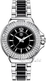 TAG Heuer Formula 1 Steel And Ceramic Full Diamonds Czarny/Czeramiczna Ø37 mm WAH1214.BA0859