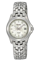 Seiko Dress Ladies Biały/Stal Ø29 mm SXDC11