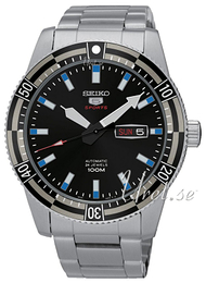 Seiko 5 Czarny/Stal Ø44 mm SRP733K1