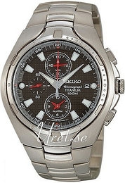 Seiko Chronograph Czarny/Tytan SNA427