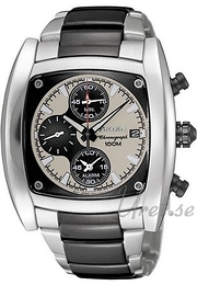Seiko Chronograph Czarny/Stal 43x40 mm SNAA99P1