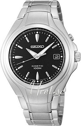 Seiko Kinetic Czarny/Stal SKA263