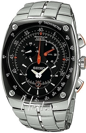 Seiko Sportura Czarny/Stal Ø44 mm SNL015PP