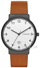 Skagen Ancher Biały/Skóra Ø40 mm SKW6297