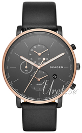 Skagen Hagen Czarny/Skóra Ø42 mm SKW6300