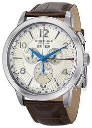 Stührling Original Symphony Eternity Srebrny/Skóra Ø48 mm 132XL.3315K43