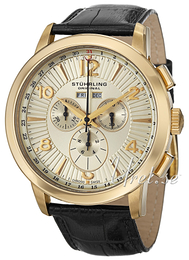 Stührling Original Symphony Eternity Szampański/Skóra Ø48 mm 132XL.333531