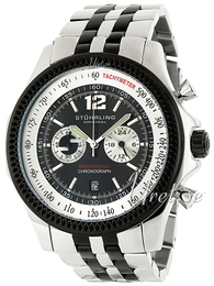 Stührling Original Monaco Targa Czarny/Stal Ø46 mm 176AA.3325213