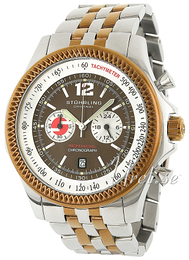 Stührling Original Monaco Targa Brązowy/Stal w odcieniu złota Ø46 mm 176AA.337259