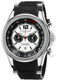 Stührling Original Monaco Targa Biały/Guma Ø46 mm 176B3.33162