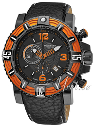 Stührling Original Aquadiver Admiral Czarny/Skóra Ø50 mm 319127-134