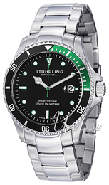 Stührling Original Aquadiver Regatta Czarny/Stal Ø42 mm 326B.331171