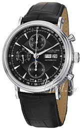 Stührling Original Prestige Prestige Czarny/Skóra Ø42 mm 363.33151