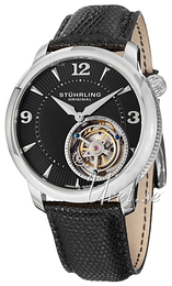 Stührling Original Tourbillon Tourbillon Czarny/Skóra Ø43 mm 390.331X51