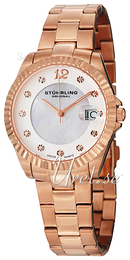 Stührling Original Symphony Regatta Biały/Stal w kolorze różowego złota Ø35 mm 498.11447