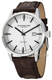 Stührling Original Symphony Ascot Biały/Skóra Ø42 mm 555.01